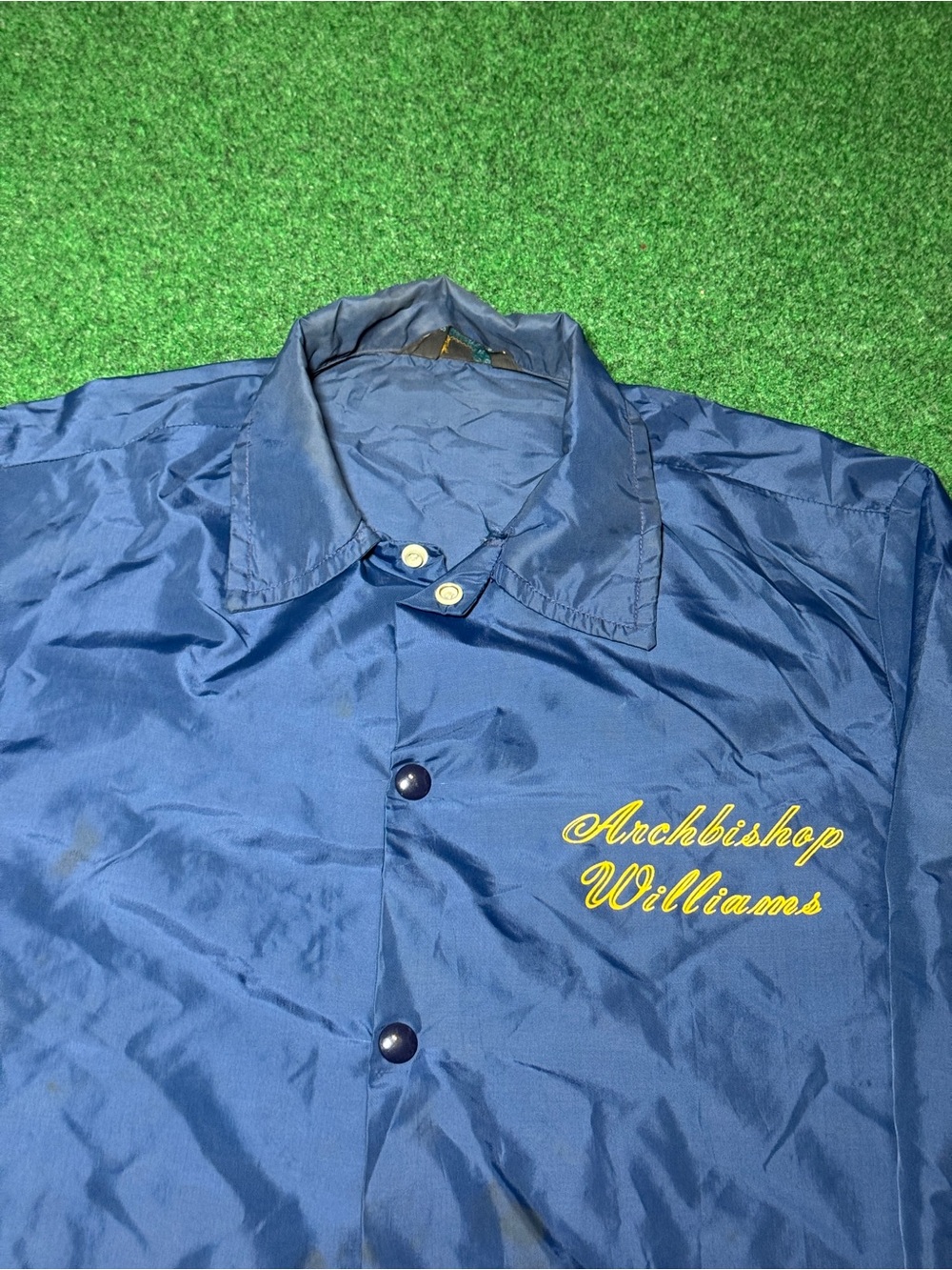 True Vintage 50s Archbishop Williams High School Windbreaker Jacket Champion